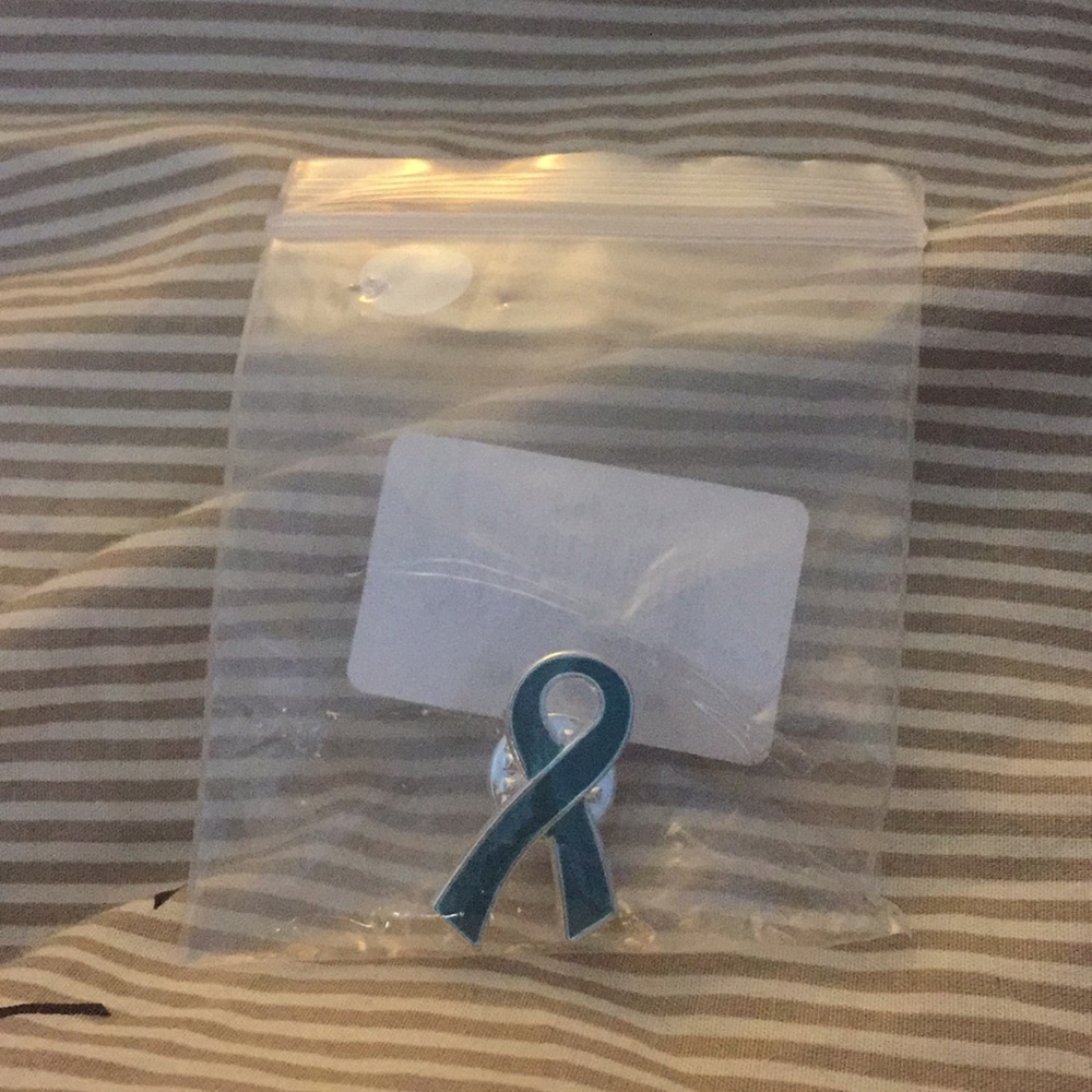 ✨BRAND NEW✨ Turquoise Ribbon Pin
